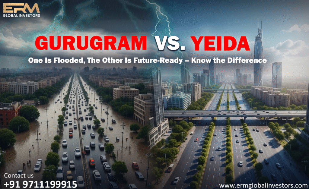 Gurugram vs YEIDA: One Is Flooded, The Other Is Future-Ready – Know the Difference