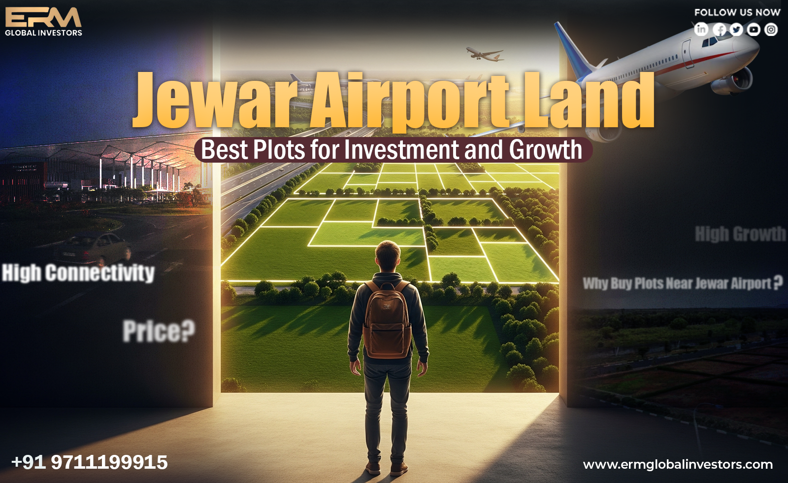Jewar Airport Land – Best Plots for Investment and Growth