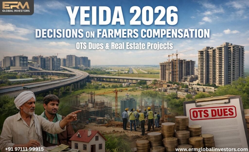 YEIDA 2026 Decisions on Farmers Compensation, OTS Dues & Real Estate Projects