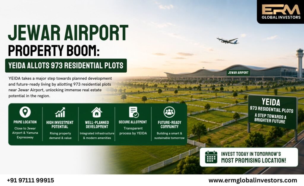 Jewar Airport Property Boom: YEIDA Allots 973 Residential Plots