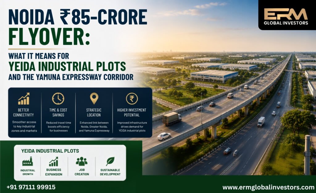 Noida ₹85-Crore Flyover: What It Means for YEIDA Industrial Plots and the Yamuna Expressway Corridor