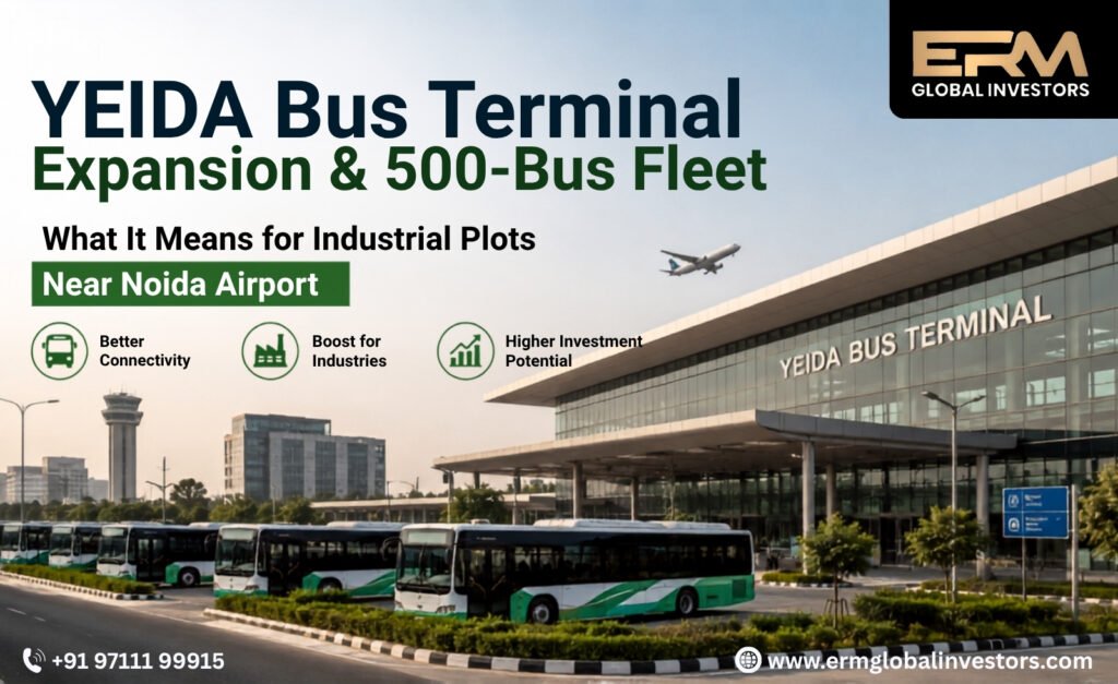 YEIDA Bus Terminal Expansion & 500-Bus Fleet: What It Means for Industrial Plots Near Noida Airport