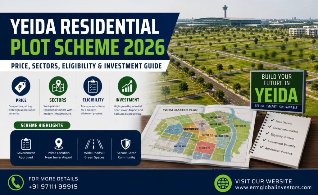 YEIDA Residential Plot Scheme 2026: Price, Sectors, Eligibility & Investment Guide