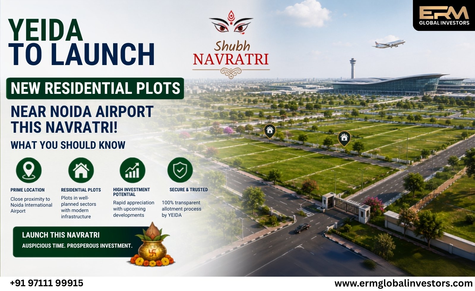 YEIDA to Launch New Residential Plots Near Noida Airport